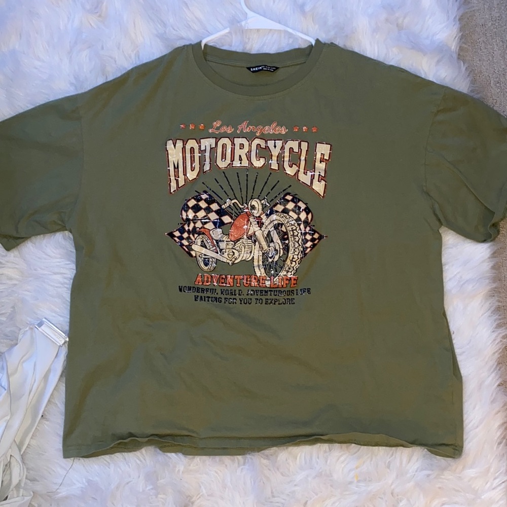 oversized tee size large